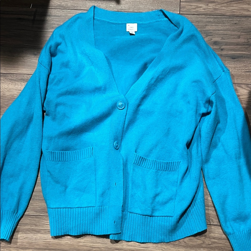 a new day Women's Bright Blue Cardigan